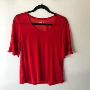 Red Loft Blouse